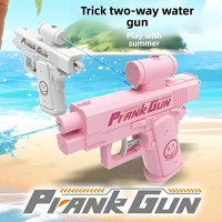 New Creative Double Sided Reverse Water Spray Gun Summer Trick Tactics Double Directional Water Spray Mini Water Play Gun Toy