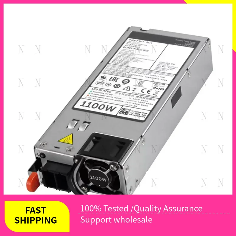 XQ  For Dell PowerEdge R620 R720 R740 R520 E1100D-S0 1100W Power Supply 5G4WK Y1MGX