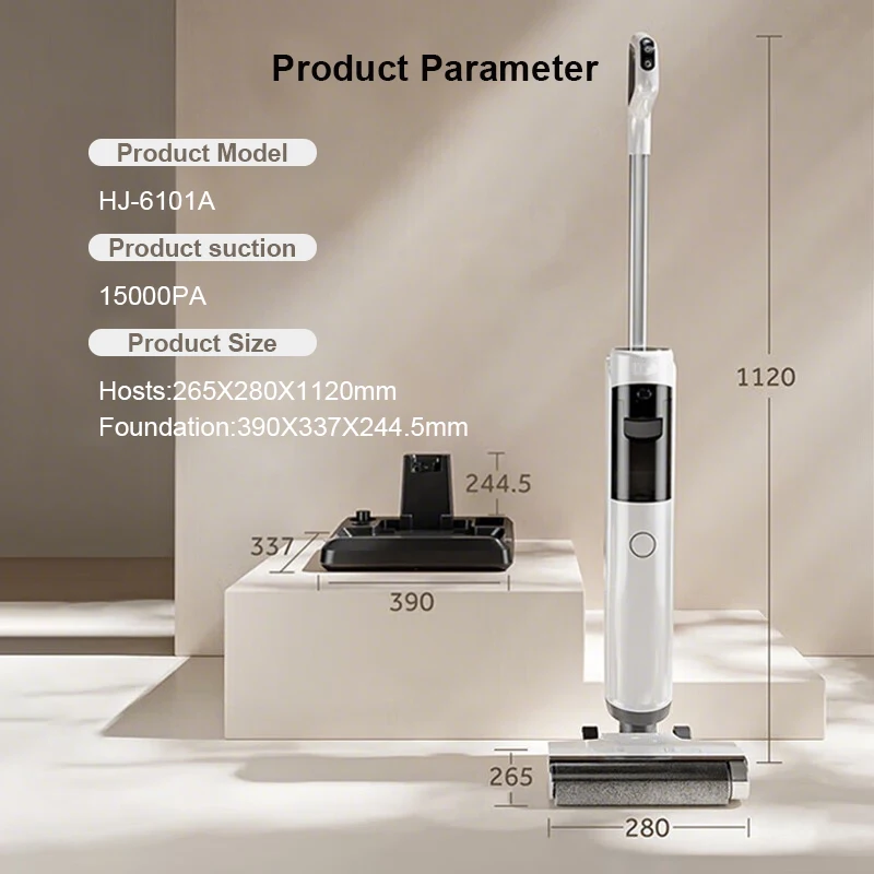 Commercial Intelligent Upright Vacuums Wet Dry Floor Washer with Electrolyzed Water Vacuum Cleaner Floor Care