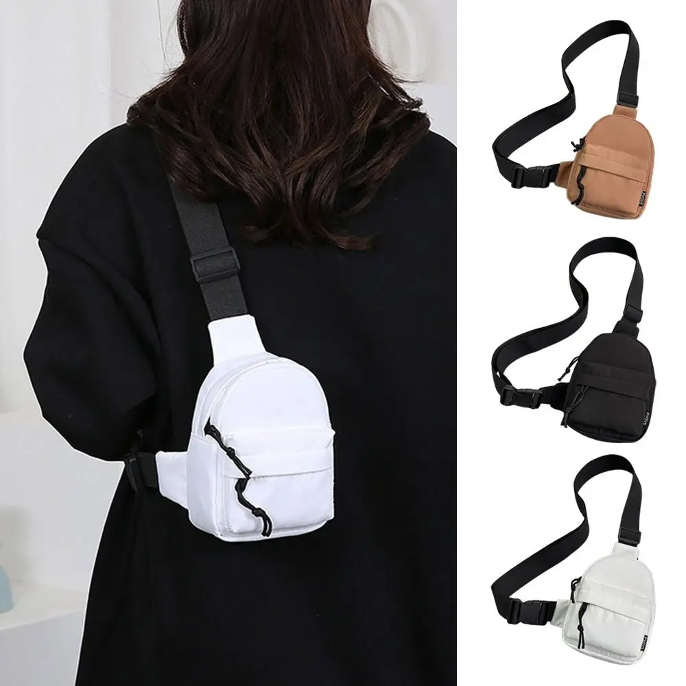 

Универсальная легкая нагрудная сумка с нейлоновым регулируемым ремнем, сумка через плечо для телефона, дорожная сумка