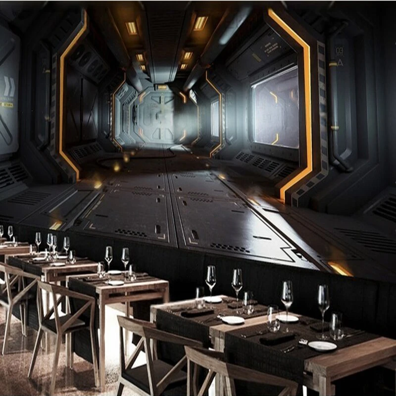 Creative 3D space stereoscopic workwear Wallpaper Mural Wall Painting Living Room Bedroom TV Backdrop Home Decor Poster