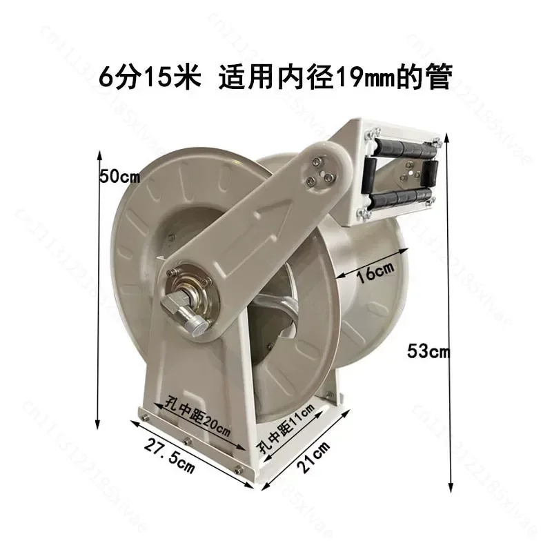 2026 new High quality Refueling machine shrink hose reel fully automatic refueling hose storage fire reel sprayer hose reel