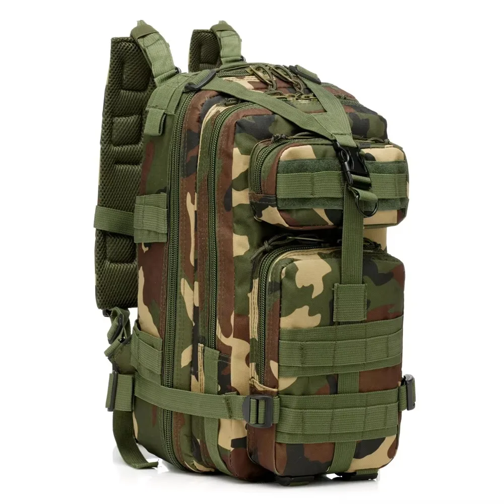 

25L Outdoor Camouflage Moler Tactical Backpack Waterproof Lightweight Hiking Backpack Hunting CS Training Assault Backpack