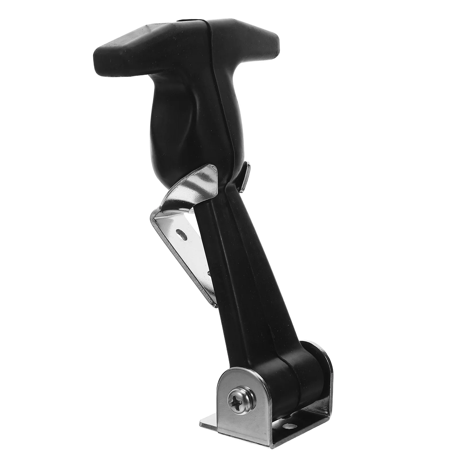 

Elastic T Handle Latch Stainless Steel Rubber Flexible Hood Catch Toolbox Cooler Lock Rubber T Handle Draw Latches Vibration