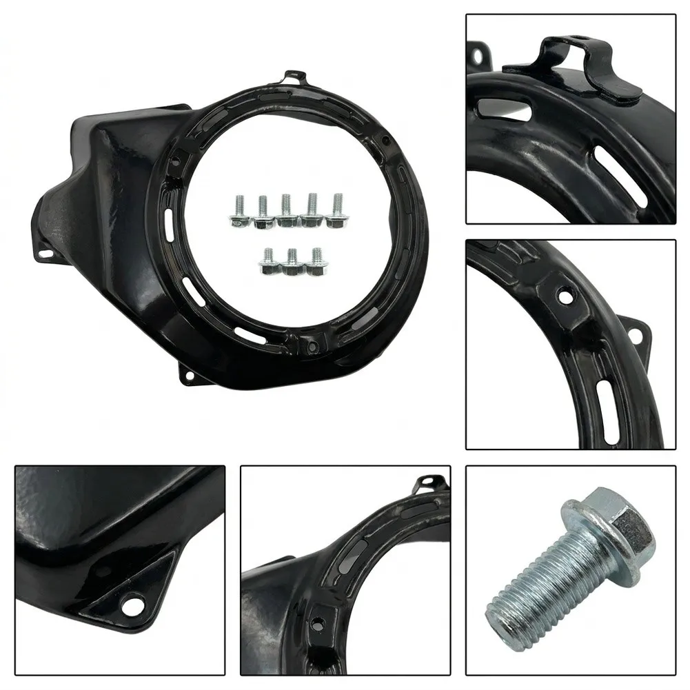 Recoil Starter Cover Assembly With Cooling Fan For Honda For GX390 For GX340 Engines - Shroud Replacement Part 19610-ZE3-700Z B