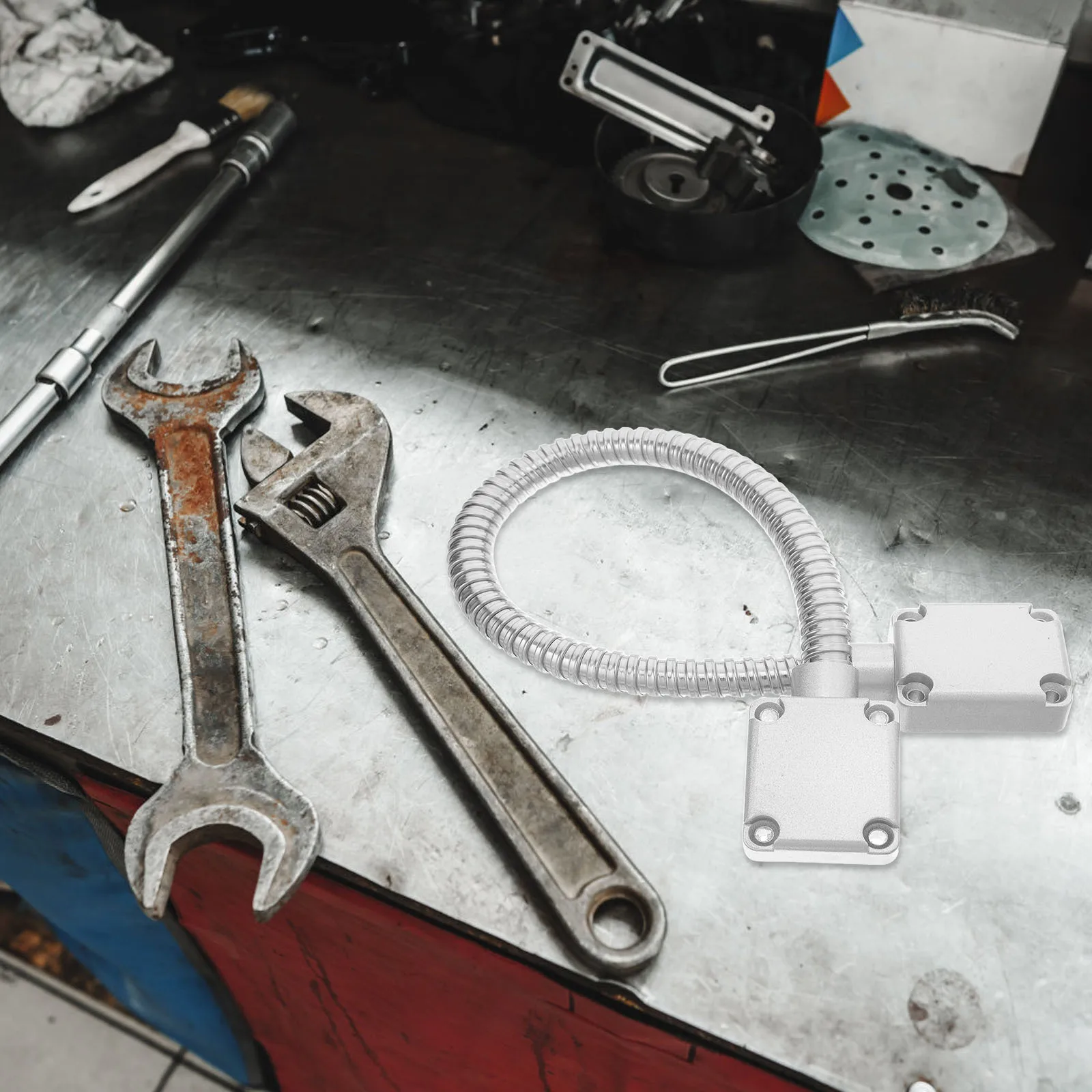 

Stainless Steel Metal Soft Tube Door Loop Protector Flexible Wire Conduit Anti Pinch Cable Protector for Access Control System