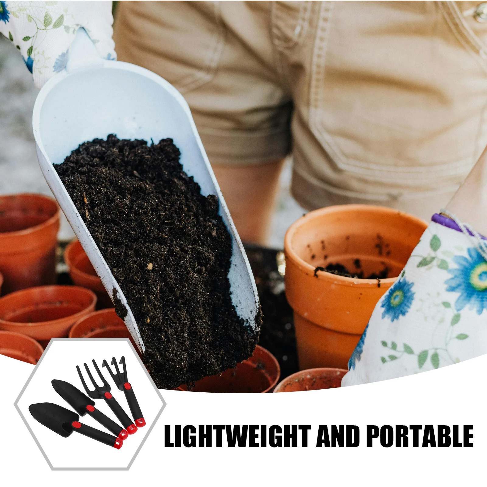 

1Set Versatile Gardening Tool Kit Essential Hand Tools for Beginners Enthusiasts Easy Carry Indoor Planting