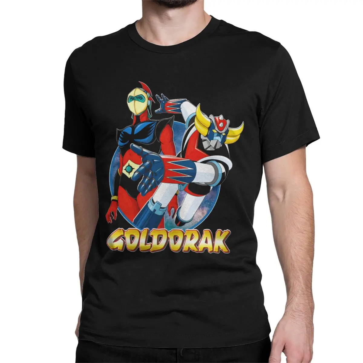 Goldorak Ufo Robot Grendizer T Shirt Men Women Cotton Vintage T-Shirts Crewneck Tees Short Sleeve Clothes Summer