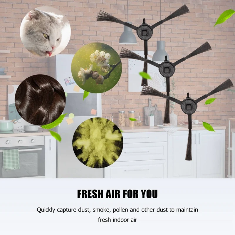 YCOC-For EZVIZ RE4 / RE4 Plus / RE5 / RE5 Plus فرشاة جانبية رئيسية ممسحة قماش فلتر Hepa ملحقات قطع غيار بديلة