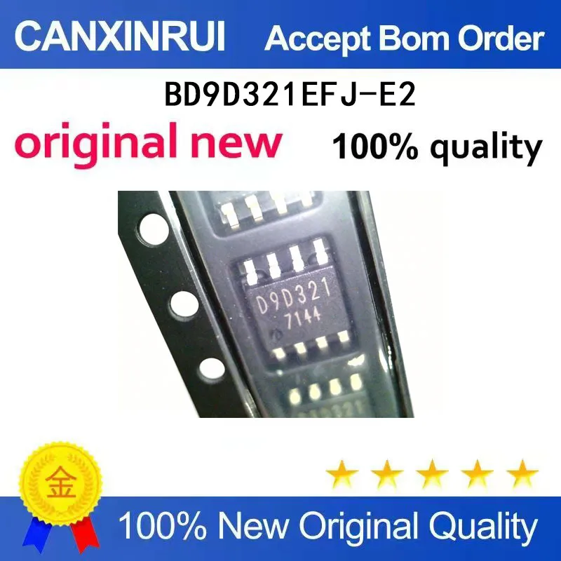 

(5-100 Pieces) Brand new original stock BD9D321EFJ-E2 silk screen D9D321 HTSOP8 patch imported chip