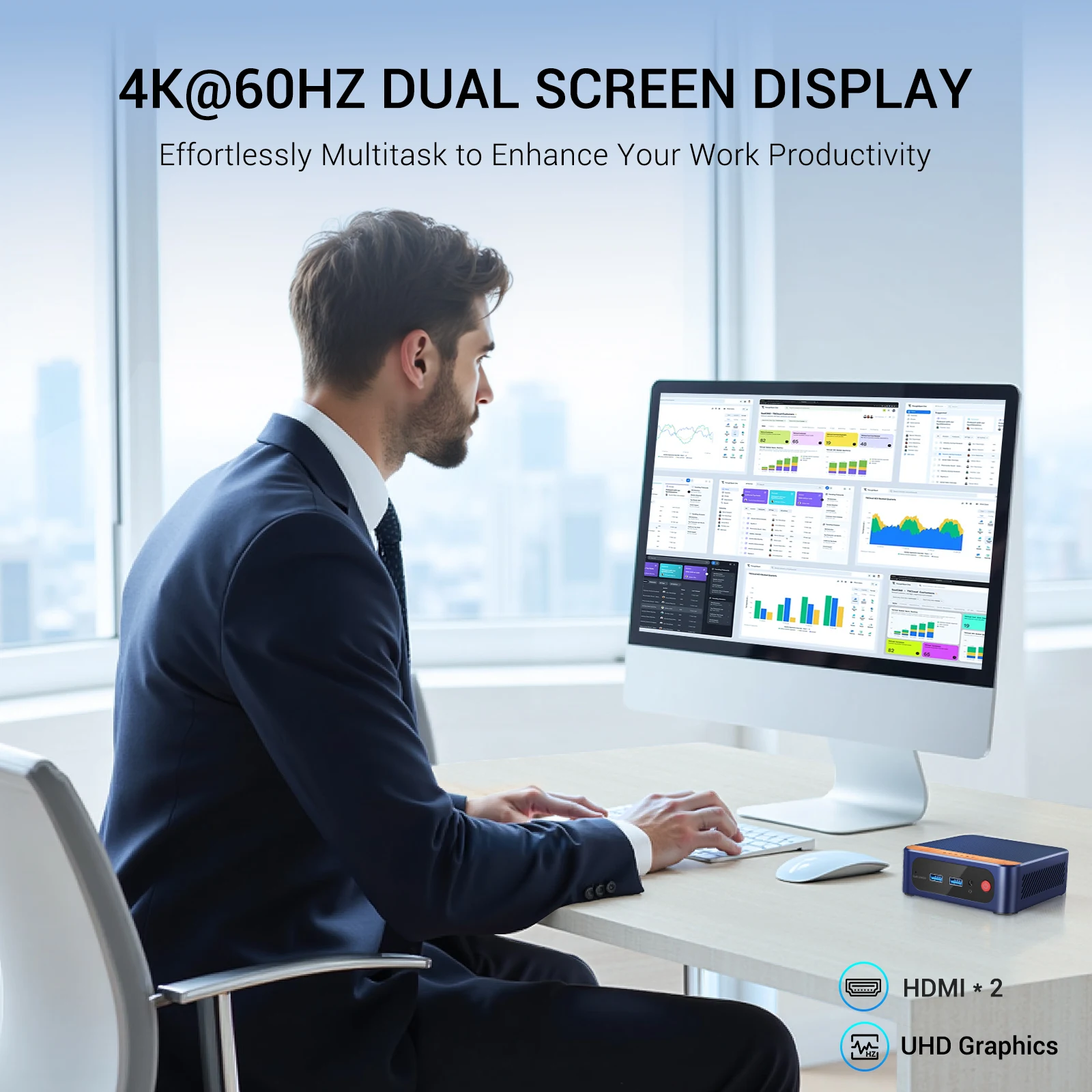 SOAYAN 2025 MN-N1 كمبيوتر صغير Intel N150 Windows 11 Pro كمبيوتر Wifi5.0 للبيع بالجملة أجهزة كمبيوتر صغيرة من المصنع مباشرة منخفض موك