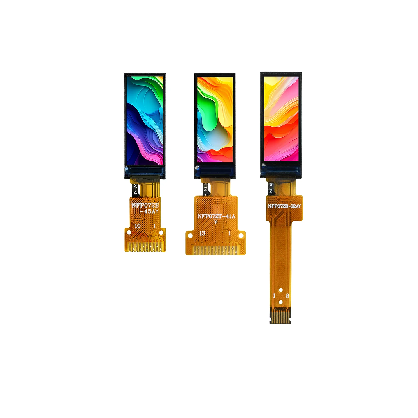 (2Pcs) 0.72 inch IPS LCD Display 60x160 Resolution HD GC9D01 Driver 4-SPI Interface 8Pin/10Pin/13Pin Plug-in/Welding Type