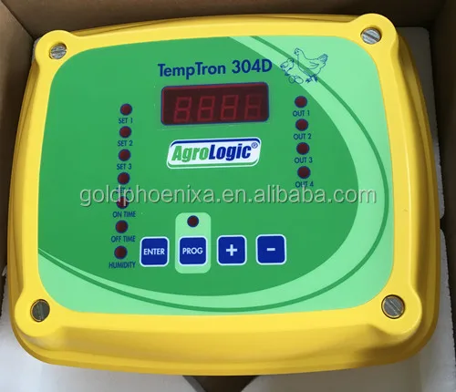 YYC Chicken House Automatic Environment Control System Lsrael Agrologic Temptron 304D Climate Controller