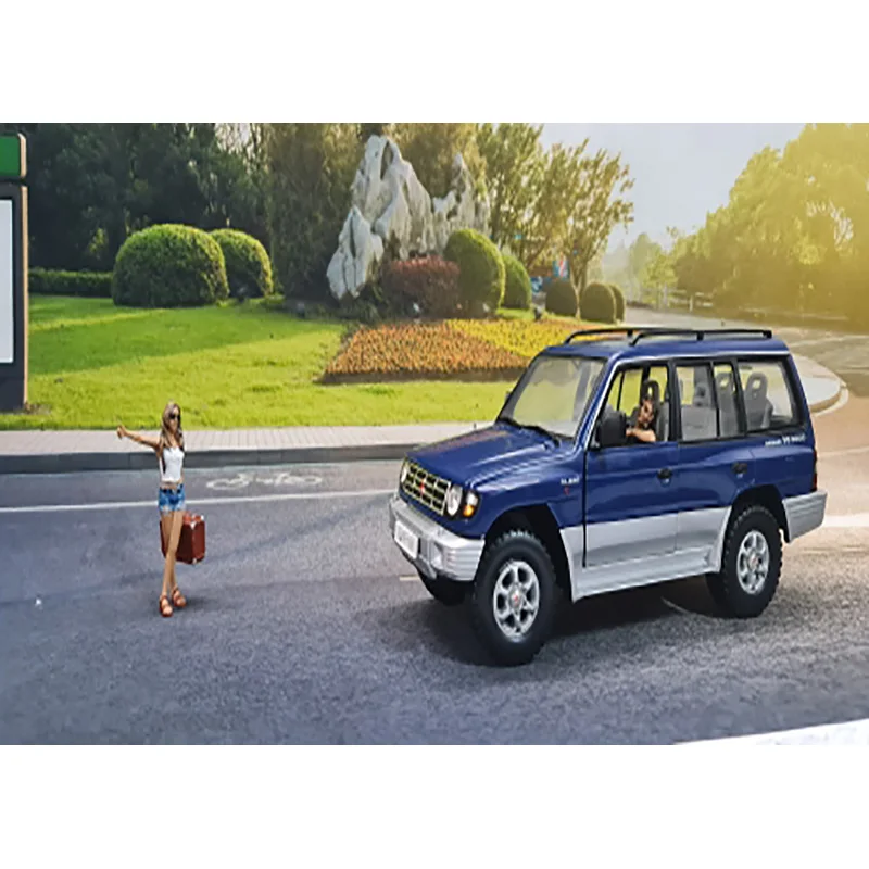 Natural Scenery Photography Background Highway Landscape Travel Photo Backdrops Studio Props 2279 DLL-11