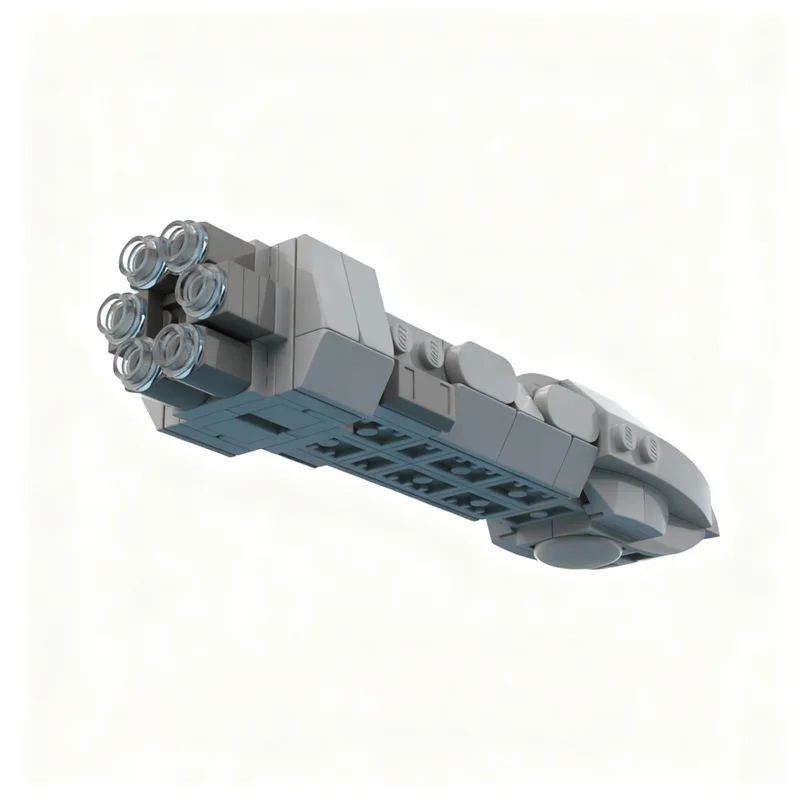 124pcs MOC Rendili StarDrive Dreadnaught-class Heavy Cruiser Legends Version Star Battle Model Building Blocks Christmas Gift