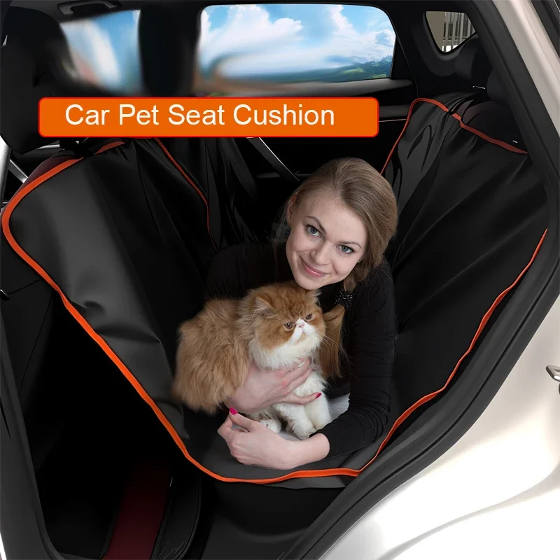 

Dog Car Seat Cover Waterproof Pet Cat Carriers Travel Mat Hammock for Small Medium Large Dog Car Rear Back Protector Safety PaD