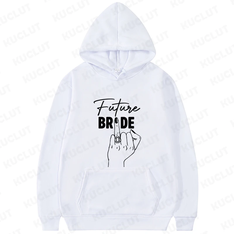 Braut Squad Hoodies Frauen Mode Langarm Sweatshirts Frauen lässig Harajuku Streetwear Pullover Braut Party Trainings anzug Tops