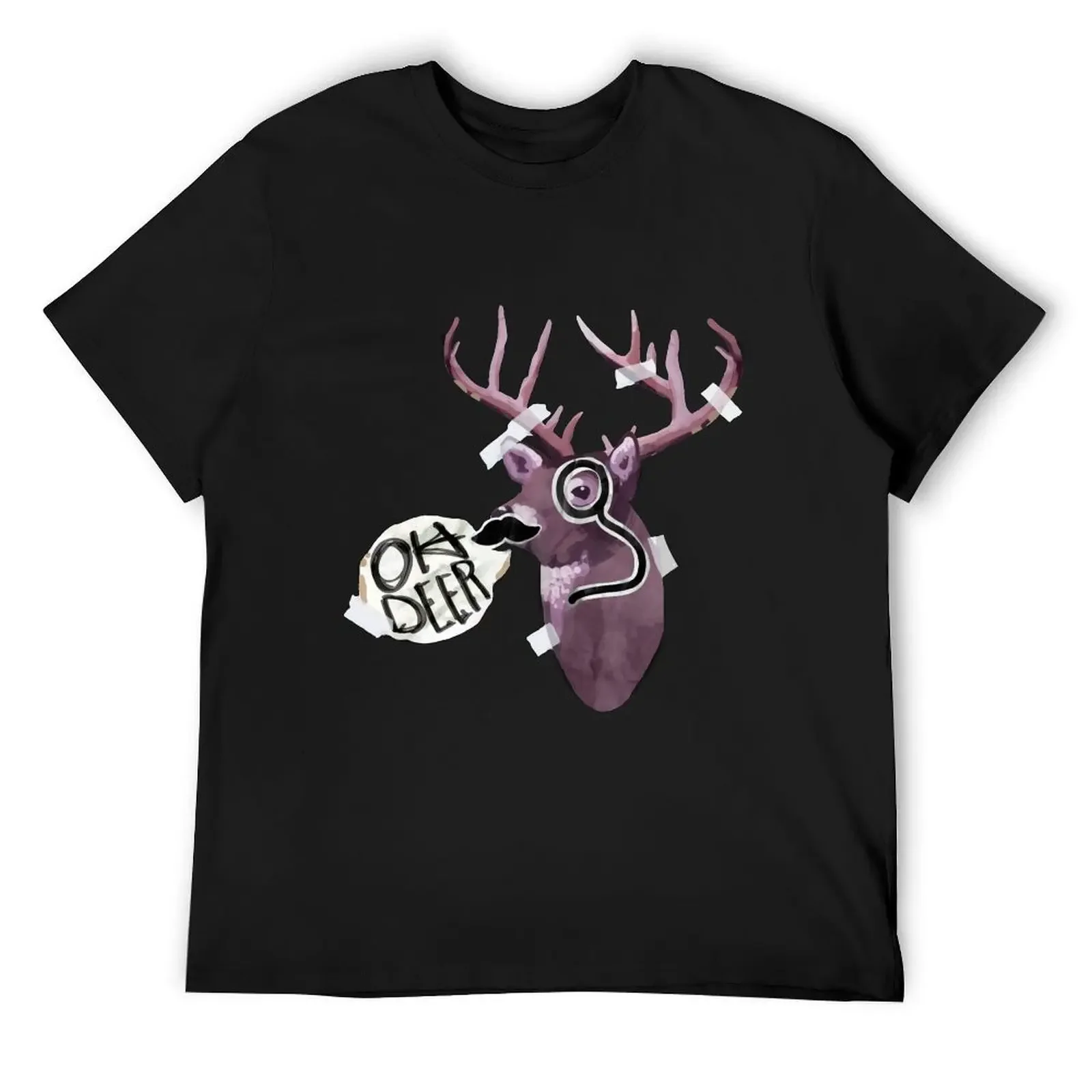 

Oh deer T-Shirt animal prinfor boys heavyweights funny gifts topping mens plain t shirts