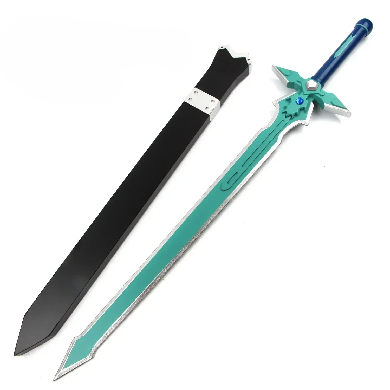 106 cm Art Online SAO Asuna Houten Zwaard Kirigaya Kazuto Elucidator/Dark Repulser Cosplay Kostuum Partij Anime Show Prop