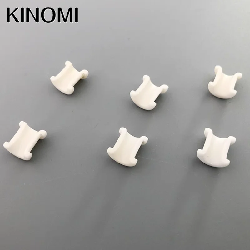 Zirconium Oxide Semi Circular Ceramic Eye Insulation Shaped Ceramic Eye Industrial Textile Machinery Ceramic Accessories