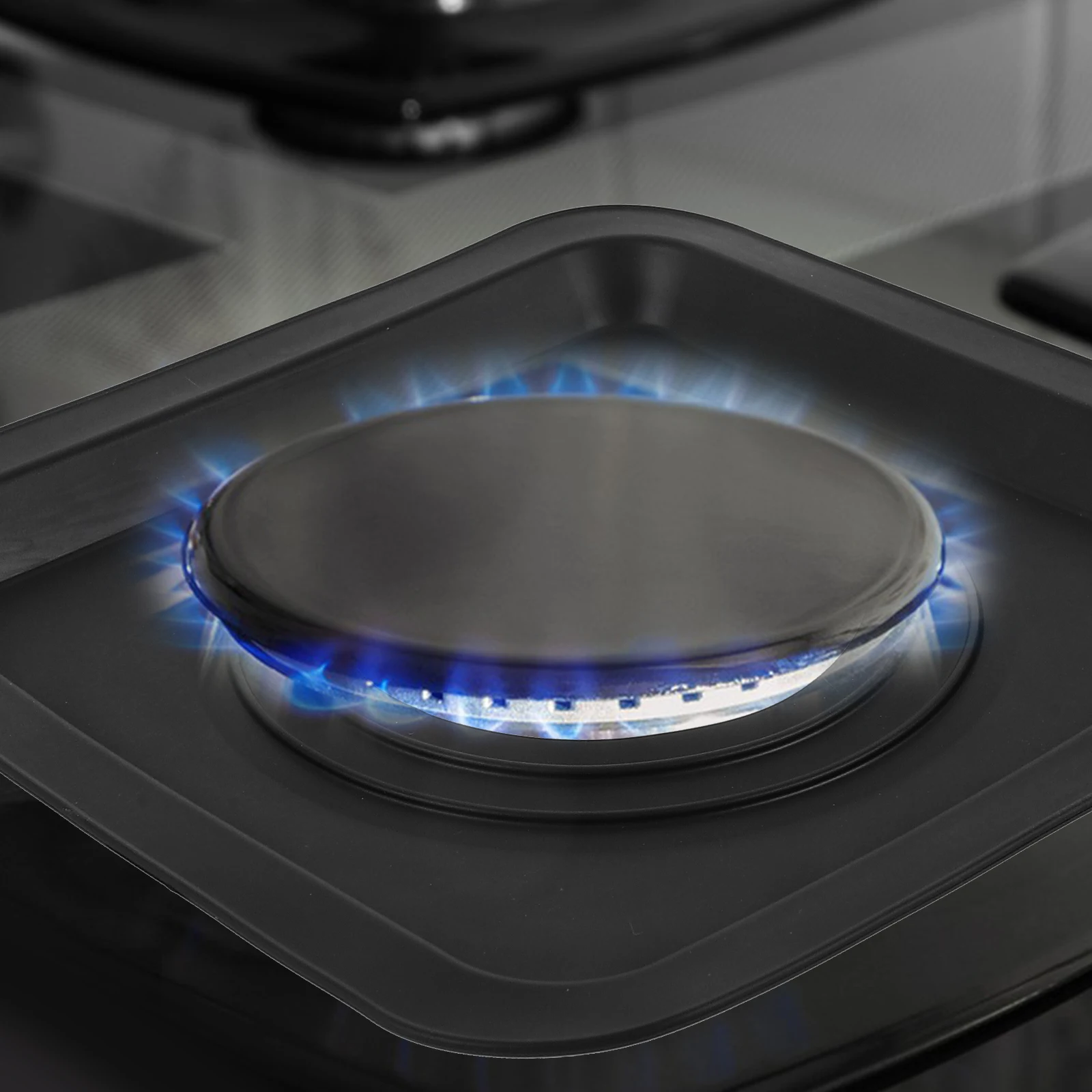 

Gas Stove Protective Cover 215x215mm Heat Resistant Reusable Silicone Mat Stove Top Protector Kitchen Gas Range Cover