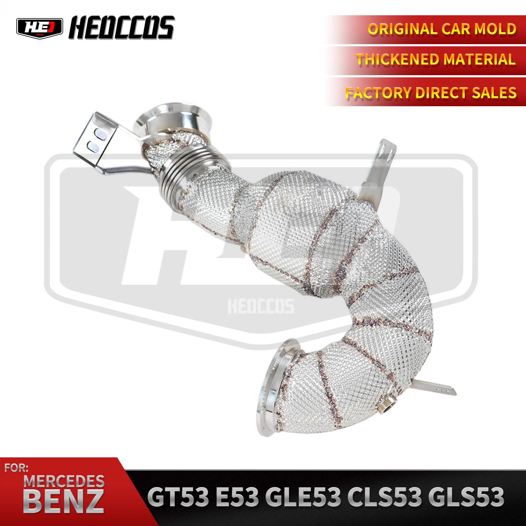 HEO Factory direct sales For Mercedes-Benz AMG GT50 GT53 GT43 E53 GLE53 CLS53 GLS53 M256 Downpipe