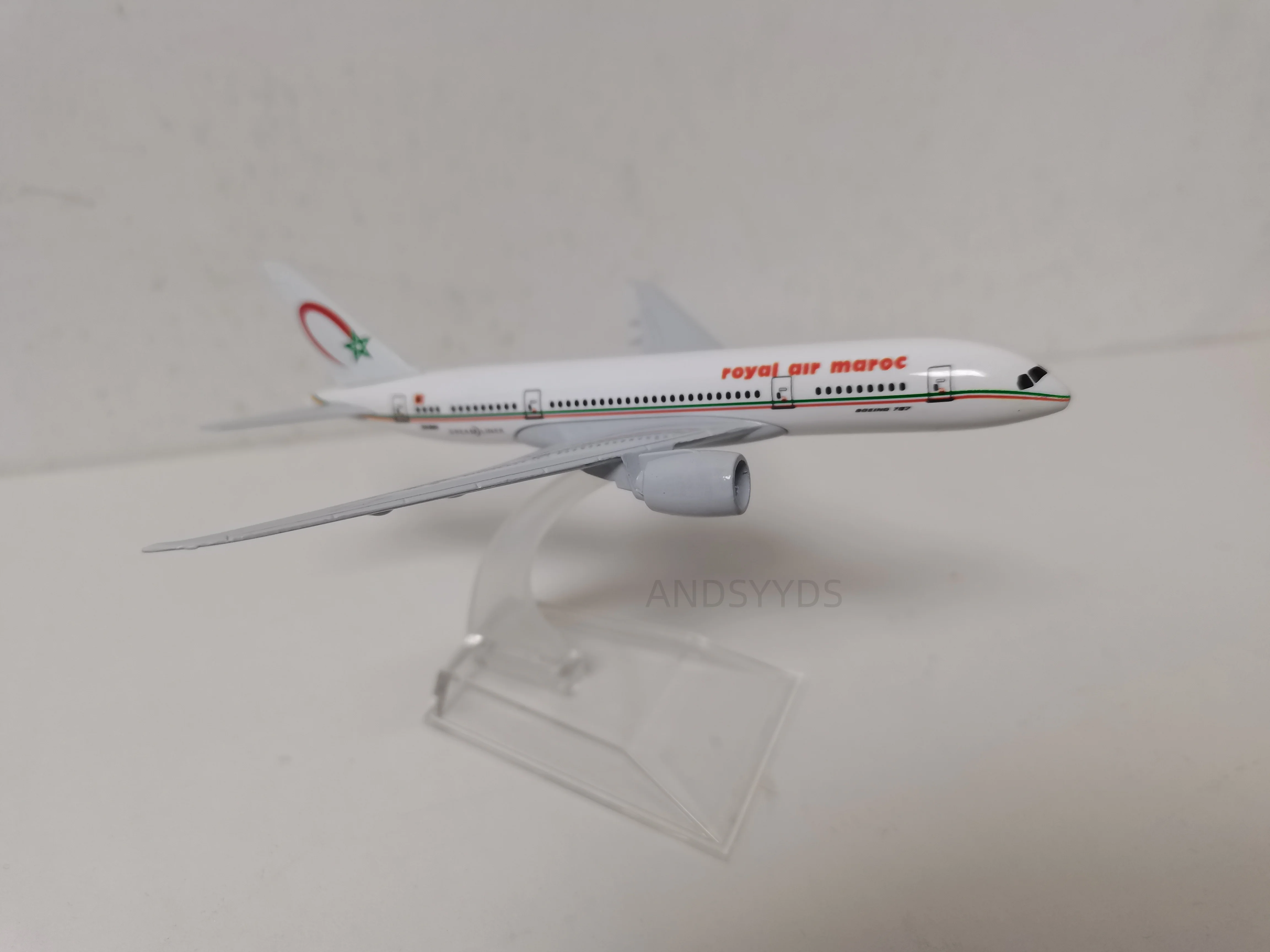 

16 см металлические весы, реплика самолета B787 Maroco Airways, литой под давлением самолет, миниатюрный самолет, коллекционные детские игрушечные самолеты, украшения