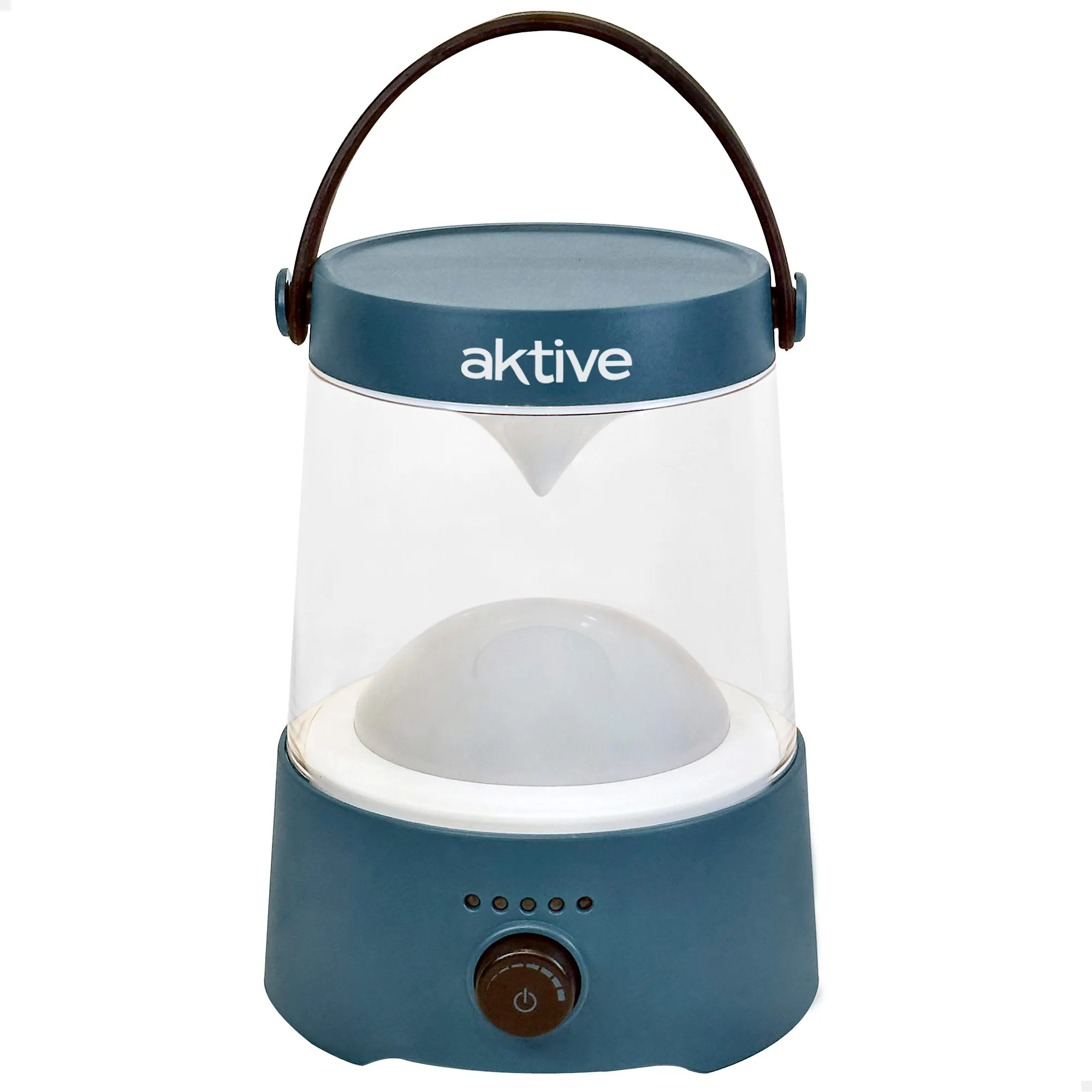 Aktive - Lámpara LED recargable 400 lm, 3 modos luz ajustables, asa y colgador, resistente al agua IP44, ideal para camping y exteriores, doble alimentación con power bank USB, batería recargable o 4