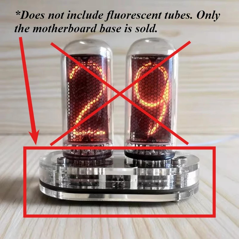 2-Position IN-18 Nixie Tube Thermometer Motherboard Glow Tube Thermometers Base Smart Electron Digital Thermometers Accessories