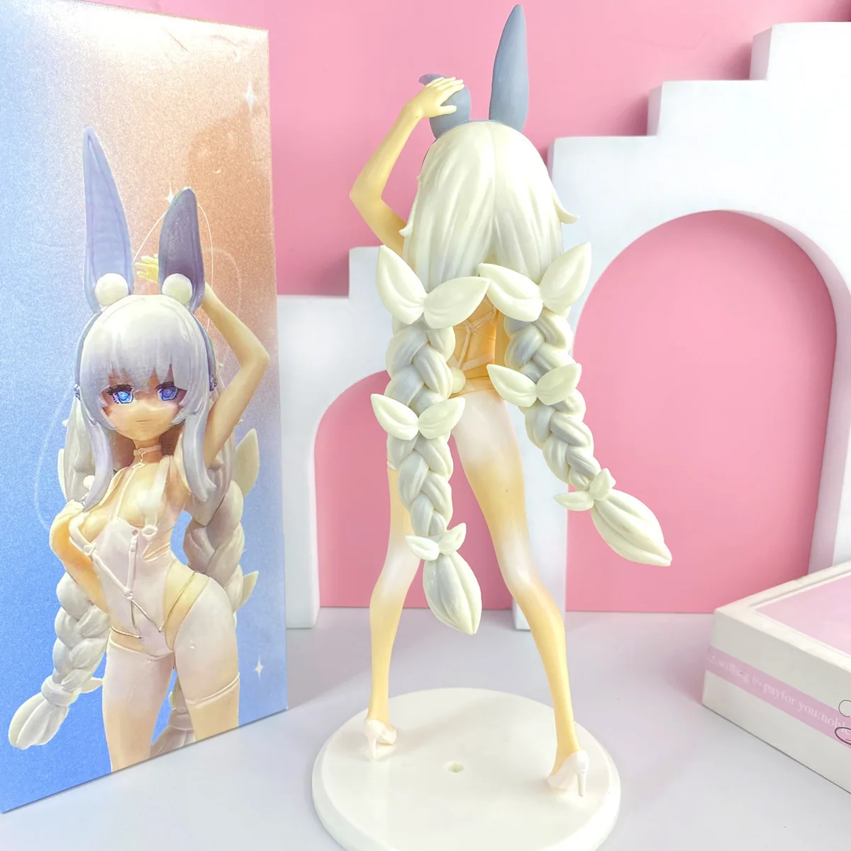 27ซม.อะนิเมะAzur Lane Le Malinรูปเซ็กซี่น่ารักสาวกระต่ายอะนิเมะยืนท่าทางของเล่นของขวัญคอลเลกชันเครื่องประดับPVC