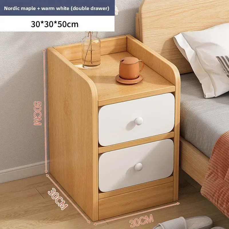 Minimalist Household Goods Bedside Table Small Household Simple Storage Rack Ultra-narrow Crevice Cabinet Bedroom Bedside Locker