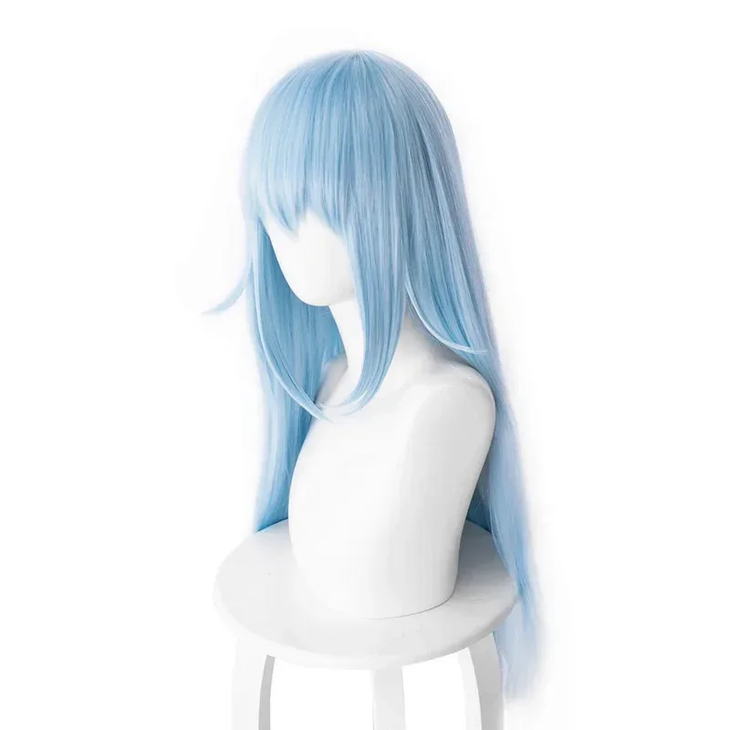 Uma maca dos ursos naquela época eu reencarnei como um cosplay Rimuru Tempest Blue Wig Tensei shitara Slime Dat 2025 Novo