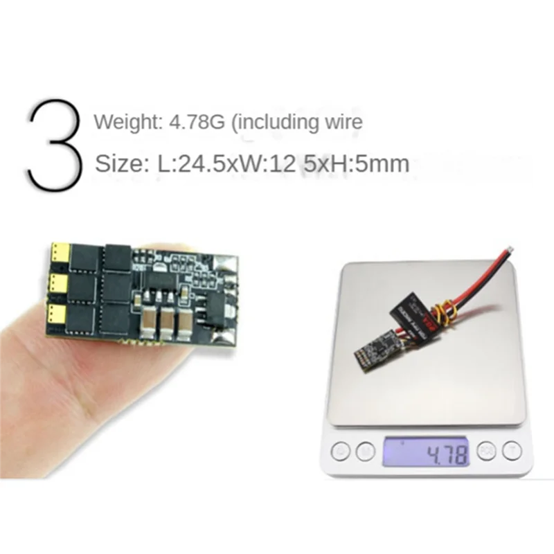 Modèle d'avion Rc M86K 30A 2-4S pour Multi Rotor Blheli Crossover Racing Grade multifonction sans balais ESC