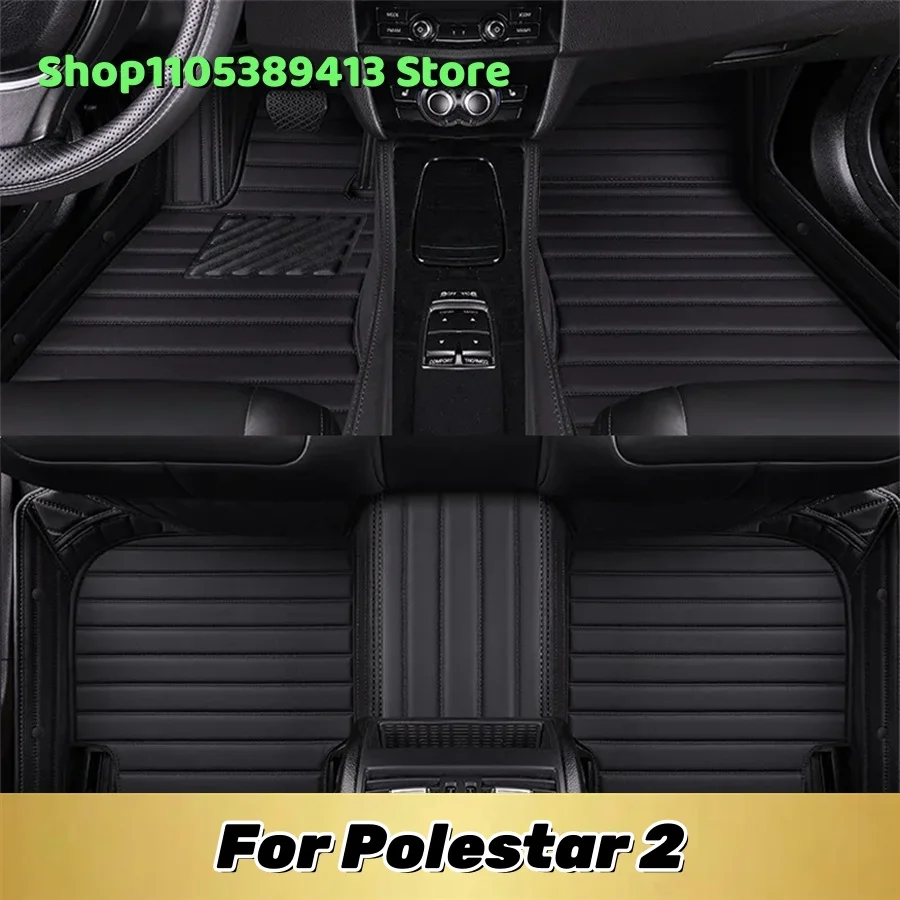 

Artificial Leather Custom Car Floor Mats For Polestar 2 2024 2023 2022 2021 2020 2019 Car Mat Accessories Mats Carpets Auto