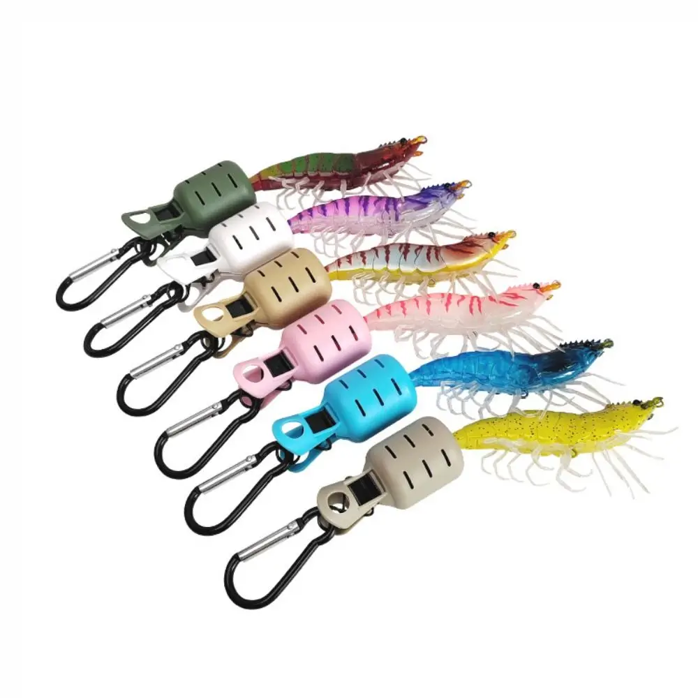 Durable With Carabiner Squid Jig Fishing Tackle Universal Webfoot Octopus Cover Egi Hooks Cover Fishing Accessories