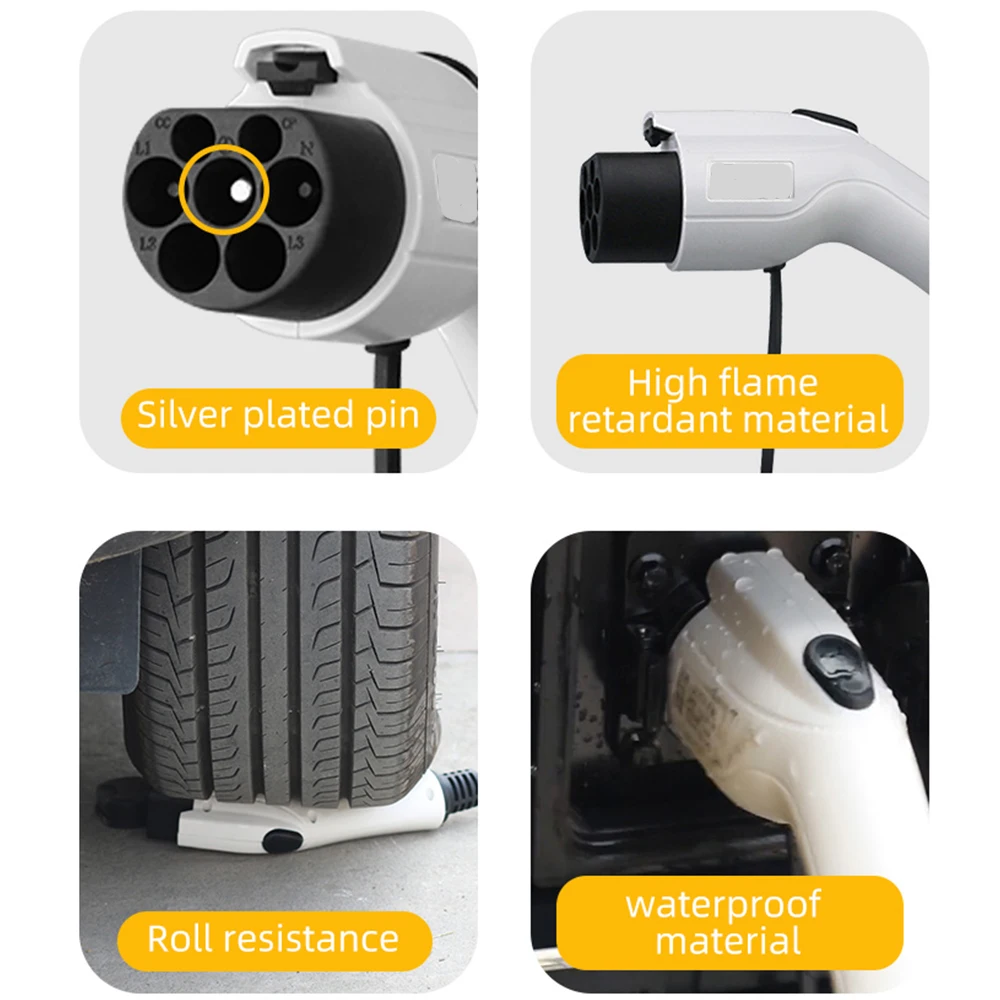 GB/T التوصيل EV محول التيار المتناوب 32A 7 دبابيس لاستبدال EVSE ل سيارة كهربائية اكسسوارات GBT EV قابس شحن EVSE موصل شاحن #6