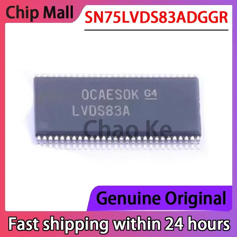 

1 шт. SN75LVDS83ADGGR трафаретная печать LVDS83A Совершенно новый интерфейс TSSOP56 IC оригинальный