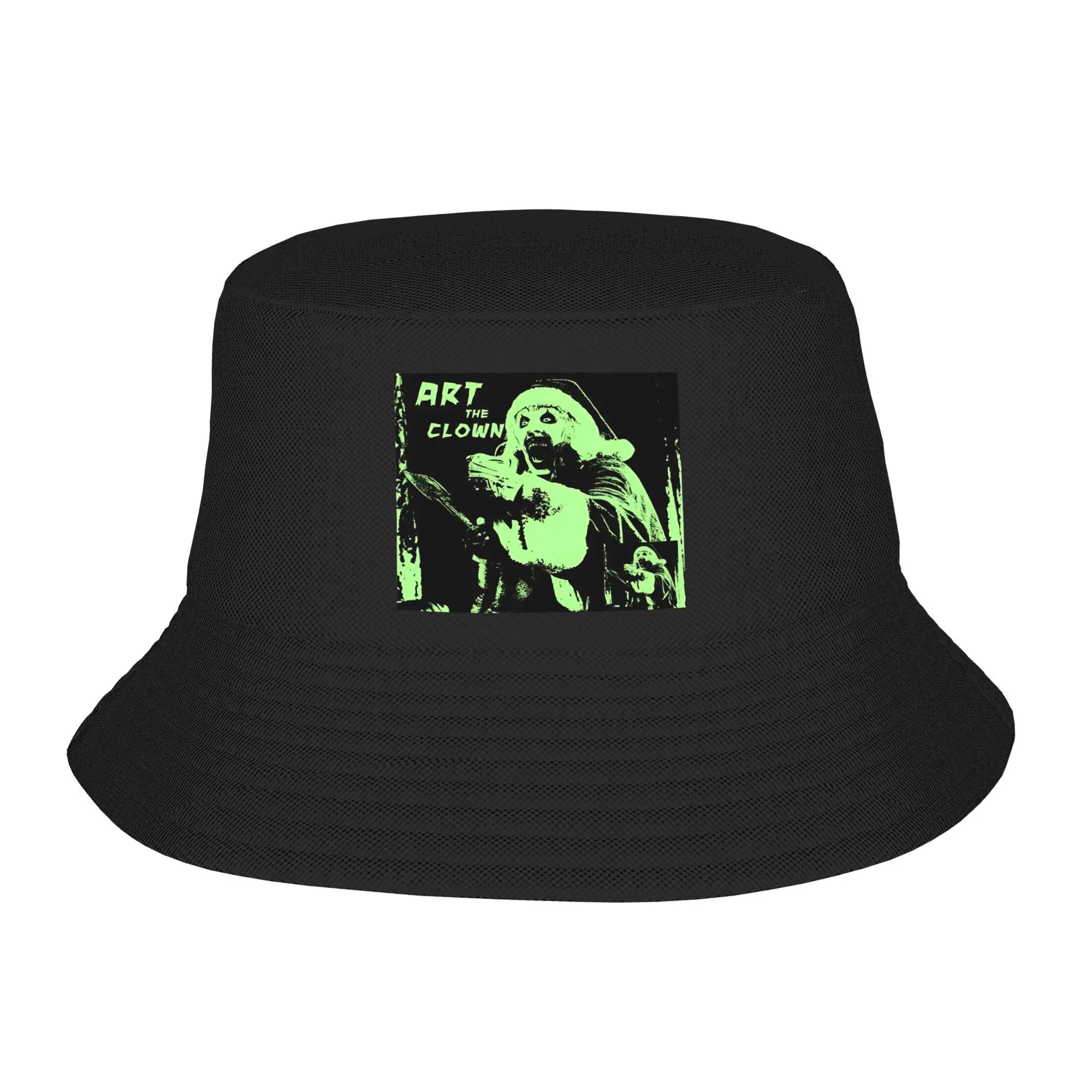 Kunst Der Clown Bucket Hat Summer Terrifier Trendy Fisherman Hats For Men Women Personality Fishing Caps Hip Hop Visor Hats