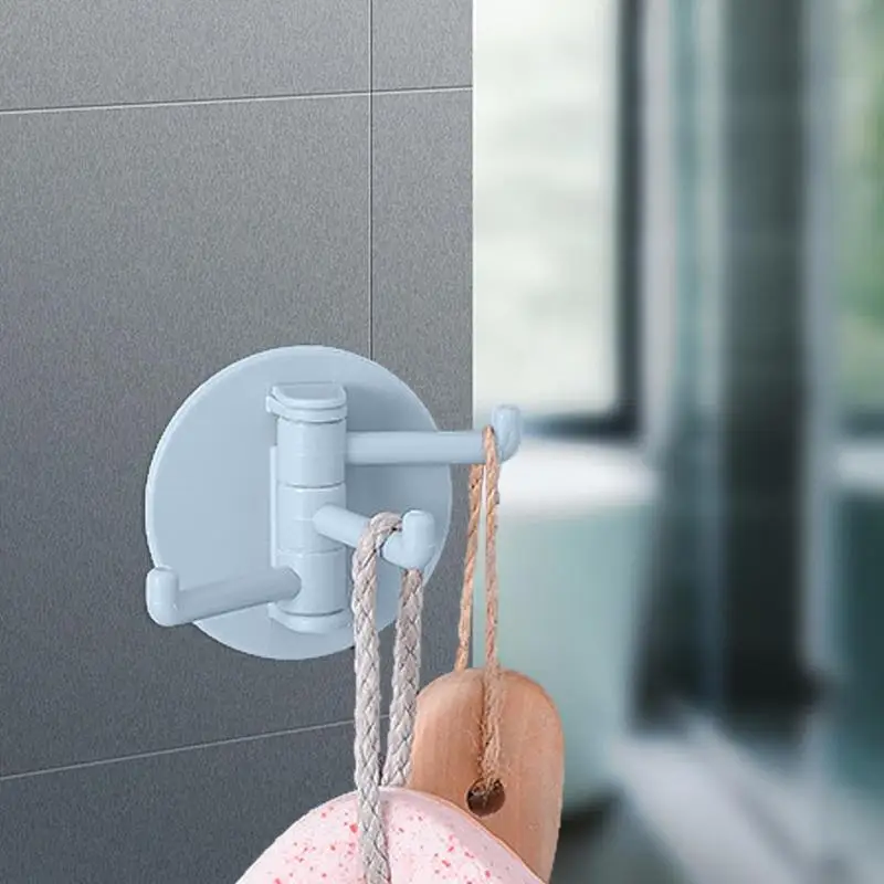 Wall Hooks For Kitchen 3-Branched Adhesive Wall Hangers Heavy Duty Multi-purpose Utensil Holders For Kitchen Bathroom And