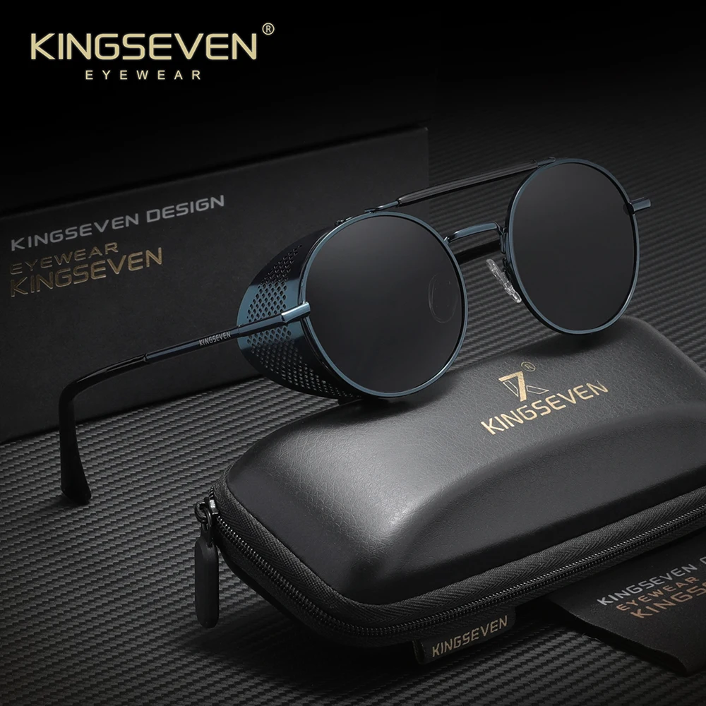 

Мужские солнцезащитные очки KINGSEVEN, идеальное сражение классического дизайна и минималистского стиля, изготовленные из высококачественных материалов.