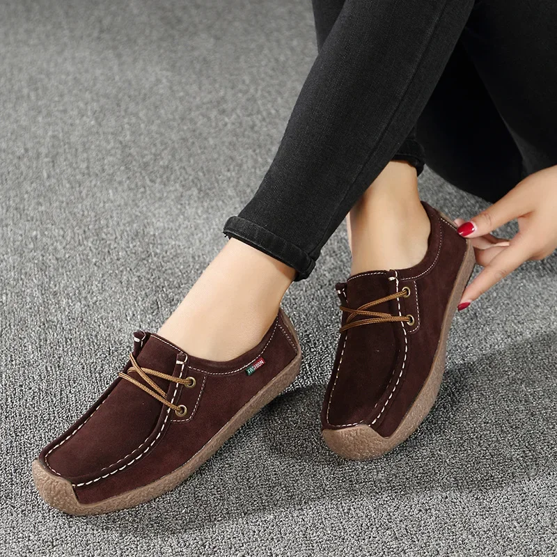 Women Flats Fashion Casual Sneakers 2024 Autumn New Comfortable Female Casual Walking Footwear Fashion Large Size Loafers Shoes