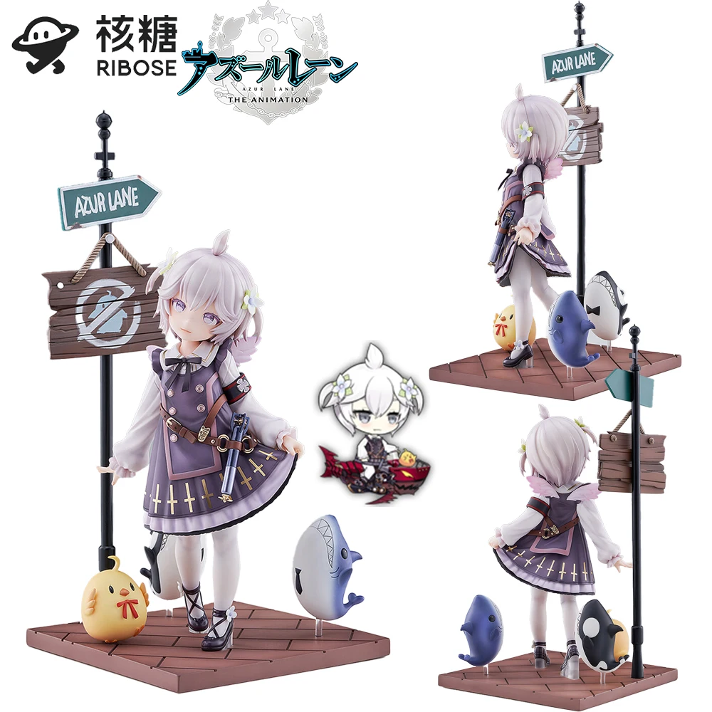 Stocked Original Ribose Azur Lane U-110 A Cute Sharky Reverie Anime Game Loli Girls Figures Table Decoraton Model Toys Gifts