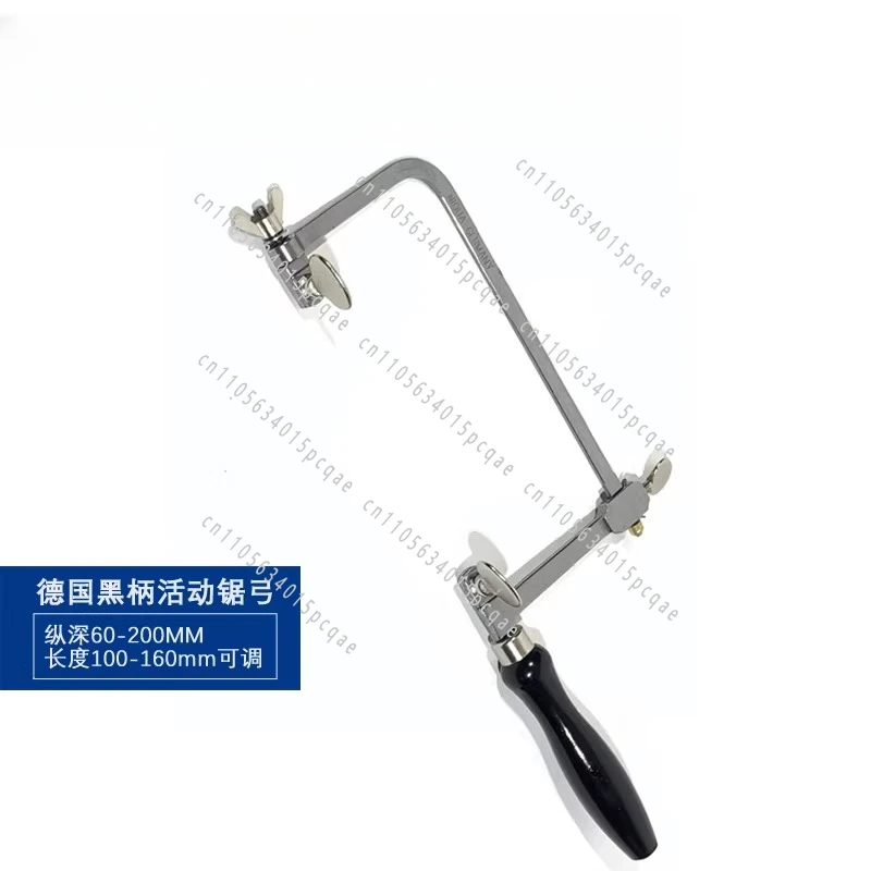 

Black Handle Movable Saw Bow, Mini U-shaped Woodworking Latte Hand Saw