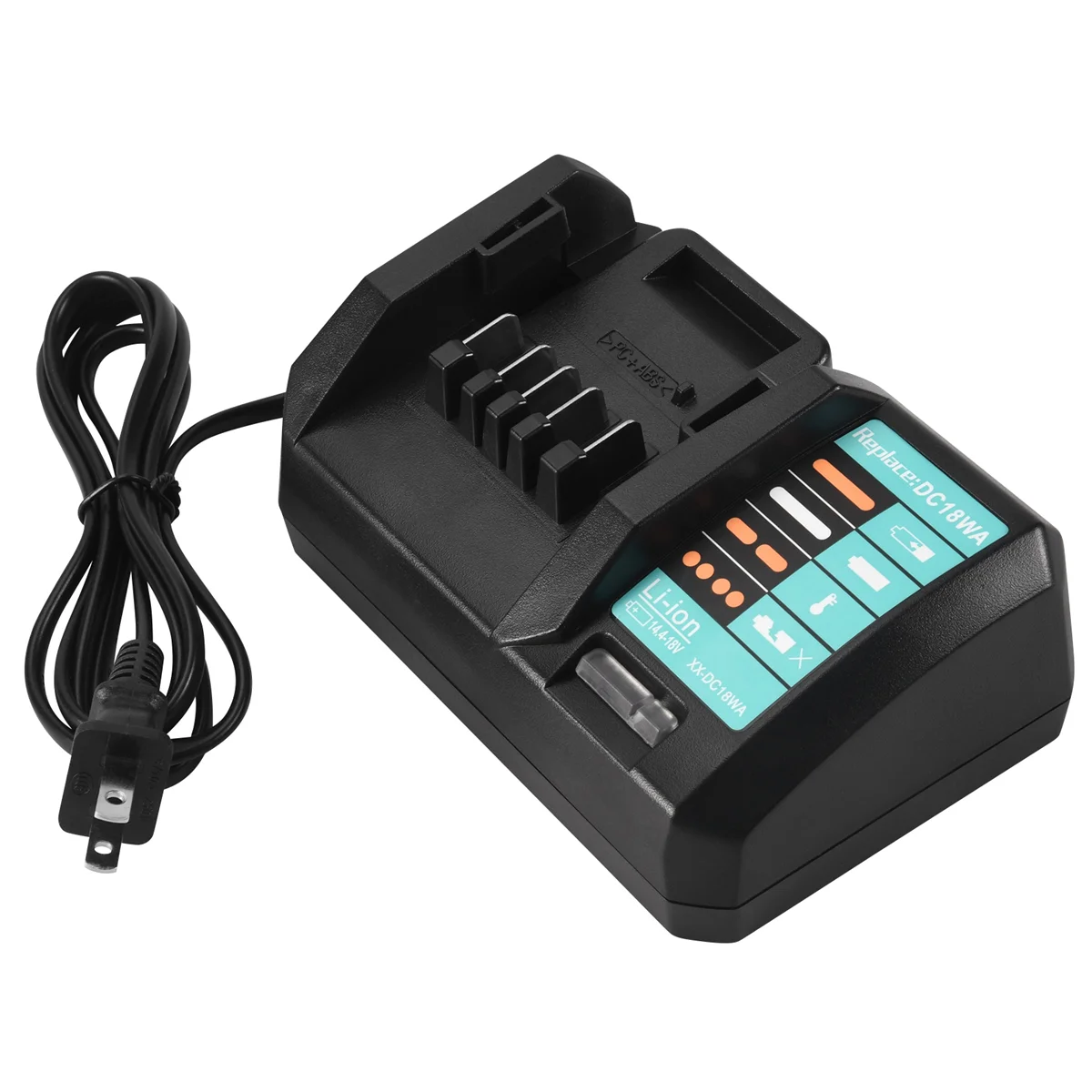 14.4V-18V Charger DC18WA for Maktec DC18SG DC1851 BL1813G BL1415G BL1815G BL1413G UH522D UM167D UR180D -US Plug