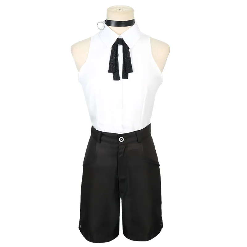 Anime Reze Cosplay Chainsaw Man Cosplay Costumes Shirt Shorts Necklace Socks Reze Suits Wig Halloween Carnival Cos Adult Women view 3
