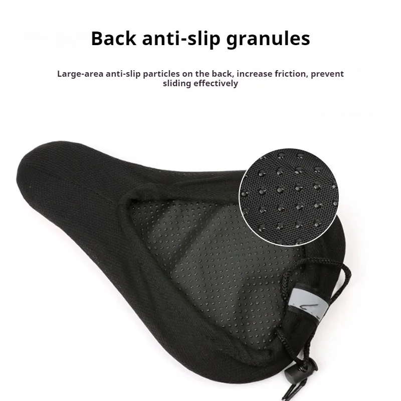 New Bicycle Saddle 3D Soft Cycling Seat Cover MTB Mountain Bike Thickened Sponge Pad Outdoor Breathable Cushion Bike Accessories