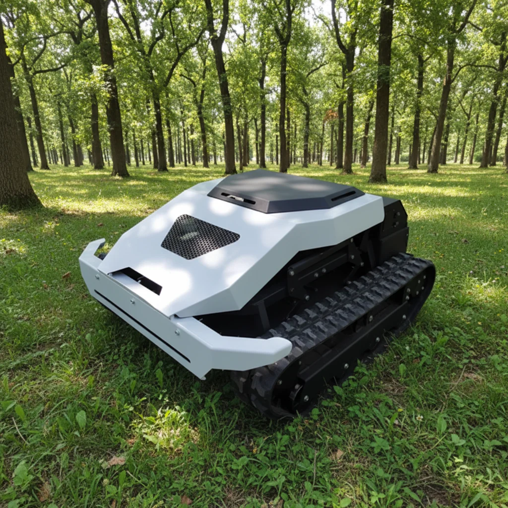 Customize Compact Remote Control Crawler Mower Orchard Lawn Cutter High Performance