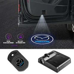 Car Door HD Welcome Light Wireless Projector Induction Lamp for Mazda 2 3 5 6 7 323 626 RX7 RX8 MX3 MX5 Axela Atenza CX3 CX4 CX5