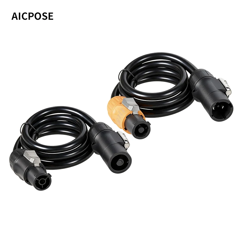 3×1.5mm² PowerCon to true1  Cable1M  Power Cord, DMX512 Compatible, for LED Stage Lighting，