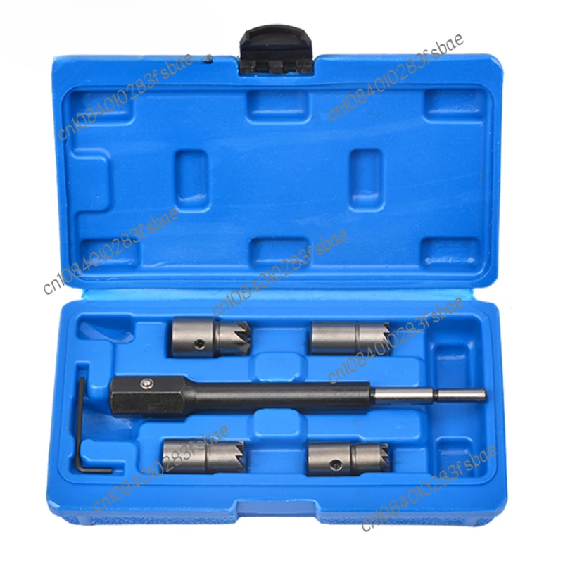 

6pcs Auto Car Diesel Injector Seat Cutter Set Carbon Remover Cleaner Tool Kit